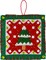 Bucilla Felt Ornaments Applique Kit Set Of 6-Holiday Quilt Squares